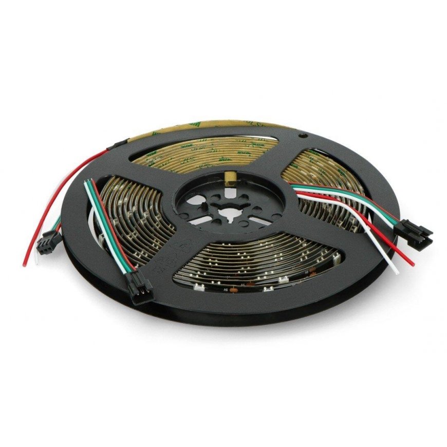 Btf Lighting RGB LED strip WS2812B - digital, addressable - IP65 30LED/m, 9W/m, 5V - 5m - black – 2