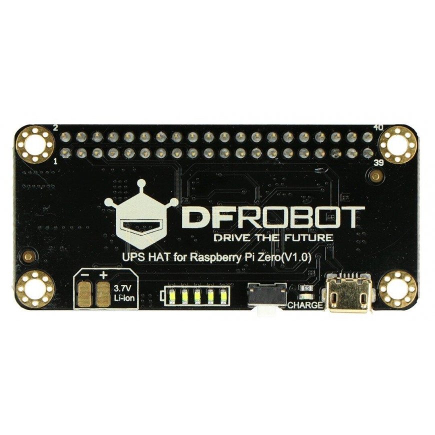 UPS HAT расширение для Raspberry Pi Zero, DFRobot DFR0528 – 4