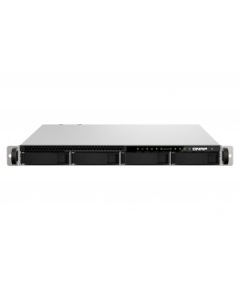 QNAP TS-h987XU-RP NAS Rack (1U) Intel Xeon E E-2334 16 GB DDR4 QuTS hero Melns, Sudrabs