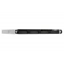 QNAP TS-h987XU-RP NAS Rack (1U) Intel Xeon E E-2334 16 GB DDR4 QuTS hero Black, Silver