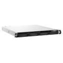 QNAP TS-h987XU-RP NAS Rack (1U) Intel Xeon E E-2334 16 GB DDR4 QuTS hero Melns, Sudrabs
