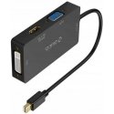 Orico adapteris mini DisplayPort uz HDMI, VGA, DVI Orico adapteris mini DisplayPort uz HDMI, VGA, DVI