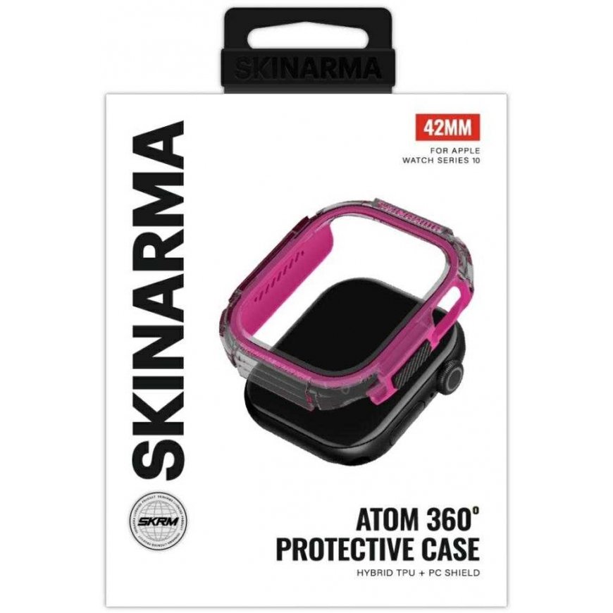 Dėklas Skinarma Atom do Apple Watch 42mm vidurnaktis – 3
