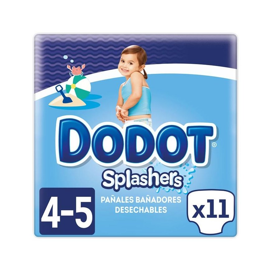 Dodot Splashers uimahousuvaipat T-4 11 kappaletta