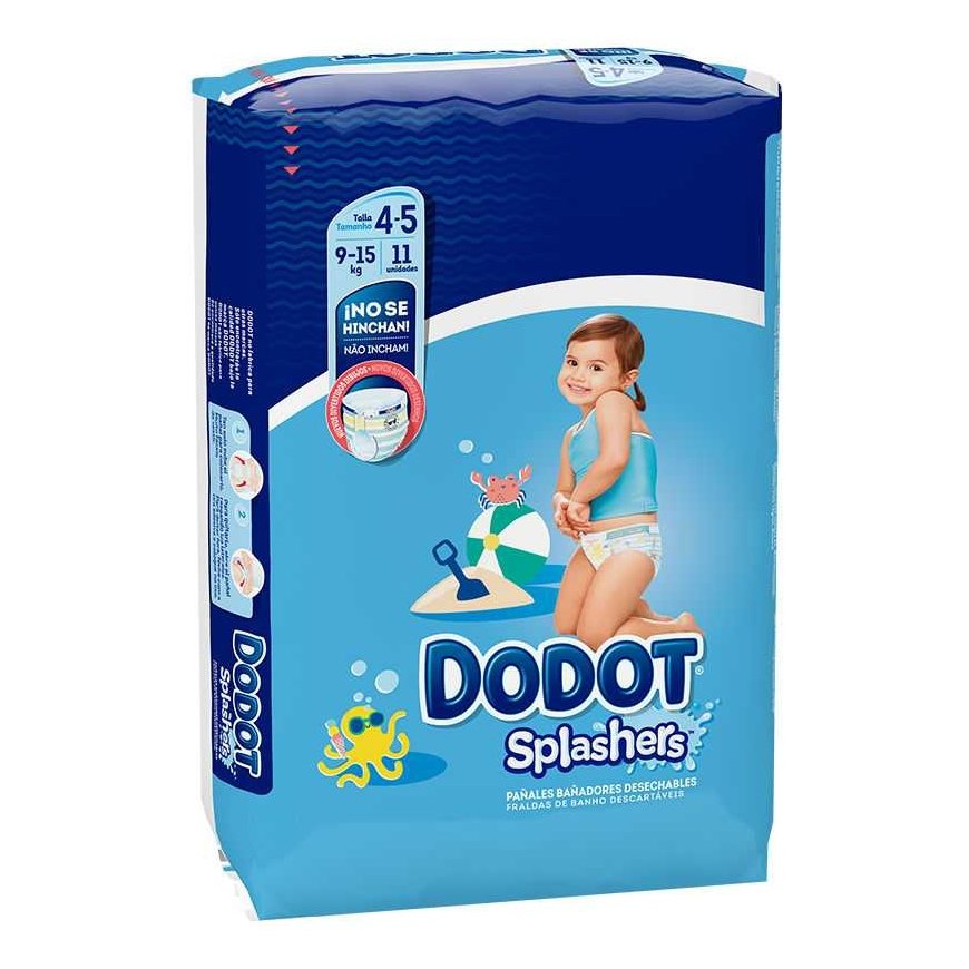 Dodot Splashers uimahousuvaipat T-4 11 kappaletta – 2