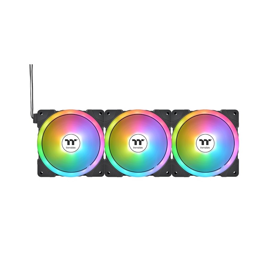 Thermaltake SWAFAN EX12 ARGB Kompiuterio korpusui Orinis aušintuvas 12 cm Balta 3 vnt – 4
