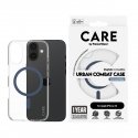 PanzerGlass CARE by ® Flagship Case Transparent Urban Combat w. Blue MagSafe iPhone 16 mobile phone PanzerGlass CARE by ® Flagship Case Transparent Urban Combat w. Blue MagSafe iPhone 16 mobile phone