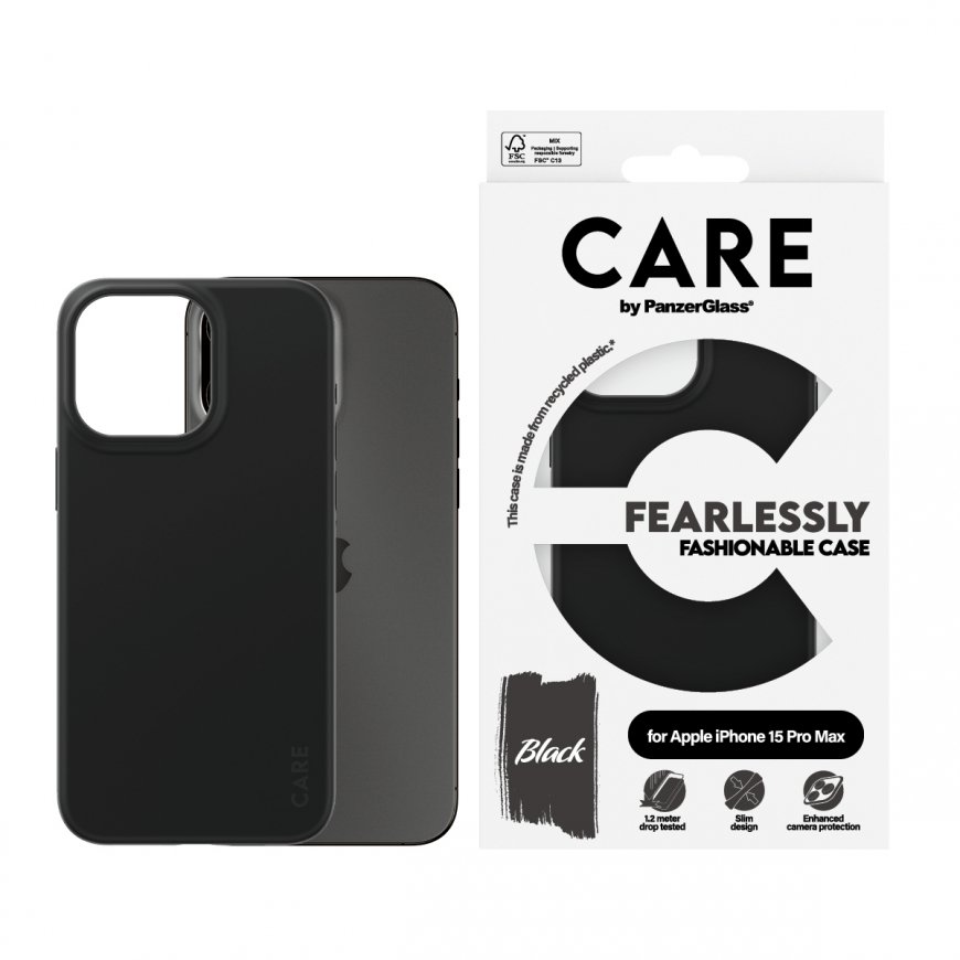 PanzerGlass CARE by ® Fashionable Case Black iPhone 15 Pro Max mobiiltelefoni ümbris Kate Must – 2