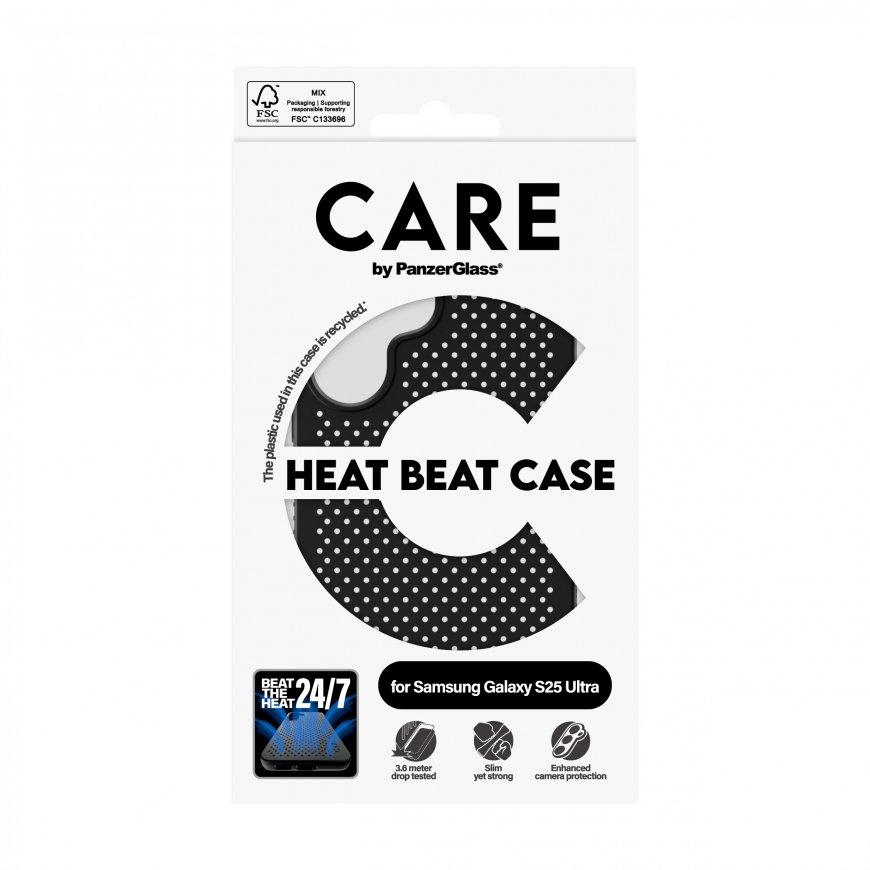 PanzerGlass CARE by ® Feature Case Heat Beat Samsung Galaxy S25 Ultra mobilo telefonu apvalks Aploks – 3