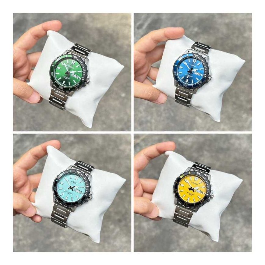 Casio kolekcija MTD-125D-3A vīriešu pulkstenis + kastīte – 2