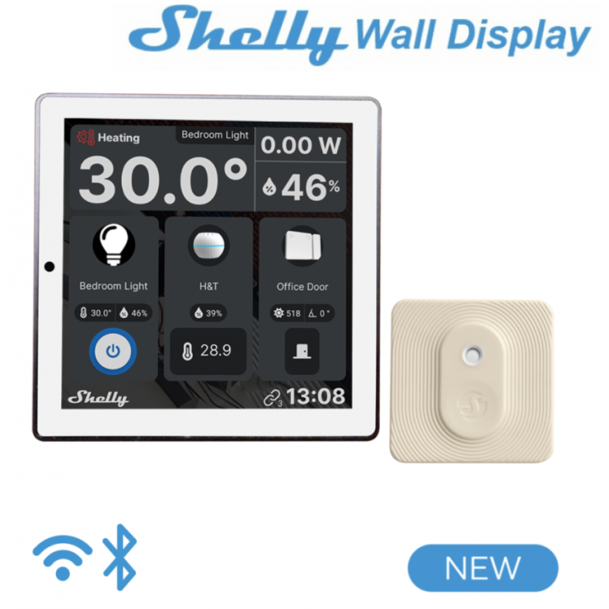 Shelly Plug&Play "Wall Ekranas X2