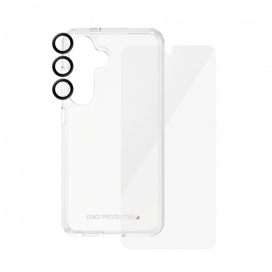 PanzerGlass ® 3-in-1 Protection Pack Samsung Galaxy S24 | Ultra-Wide Fit w. EasyAligner Skaidri ekra – 4