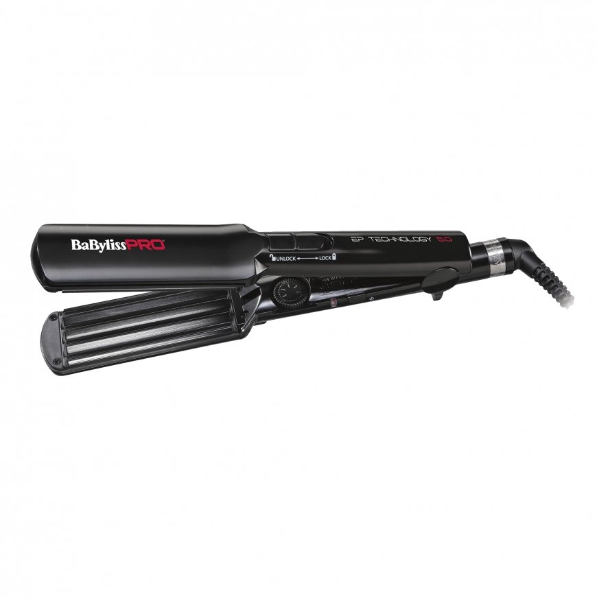 BaByliss CRIMP38 Lokšķēres Silts Melns 53