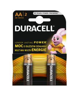 Battery DURACELL Basic AA MN1500 2-pack