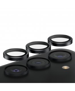 PanzerGlass ® Hoops® Black Camera Lens Protector Samsung Galaxy S24 | S23 | S23+ Selge ekraanikaitse 1 tk