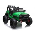 Lean Cars Dvivietis elektromobilis vaikams Jeep JC666, žalias Lean Cars Dvivietis elektromobilis vaikams Jeep JC666, žalias