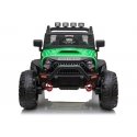Lean Cars Dual Electric Car for Kids Jeep JC666, green