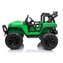 Lean Cars Dual Electric Car for Kids Jeep JC666, green
