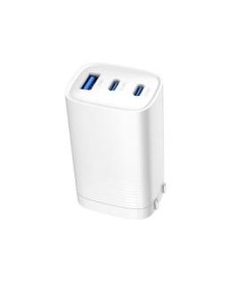 GaN Dudao A65Q 65W USB-A | USB-C PD Ultra-Thin Travel Wall Charger