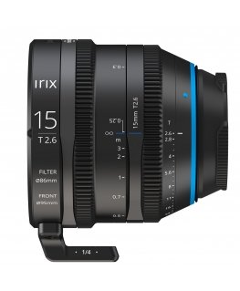 Irix 15mm T2.6 Cine MILC Ultra plats objektīvs Melns