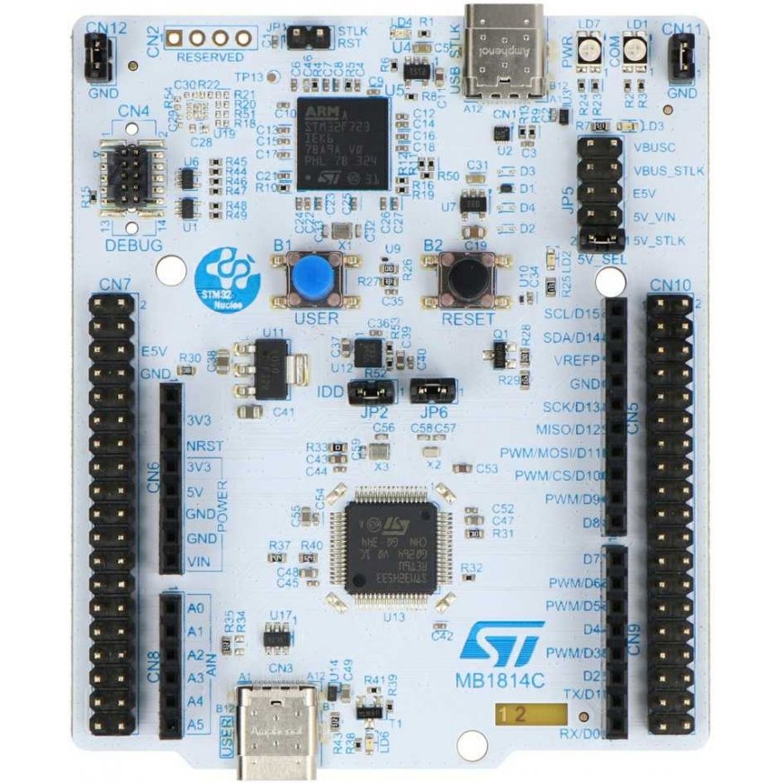 Stmicroelectronics STM32 NUCLEO-H533RE – STM32H533RET6 – ARM Cortex M33 – 2