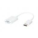 LogiLink CV0059B videokaabliadapter VGA (D-Sub) DisplayPort Valge