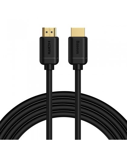 Baseus 2x HDMI 2.0 4K 60Hz Cable, 3D, HDR, 18Gbps, 3m (black)