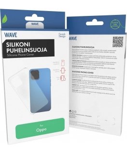 Wave Silicone Case, Oppo A60 5G / Oppo A40 / Oppo A40m, Clear