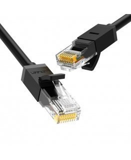 UGREEN NW102 Ethernet RJ45 Rounded Network Cable, Cat.6, UTP, 15m (Black)