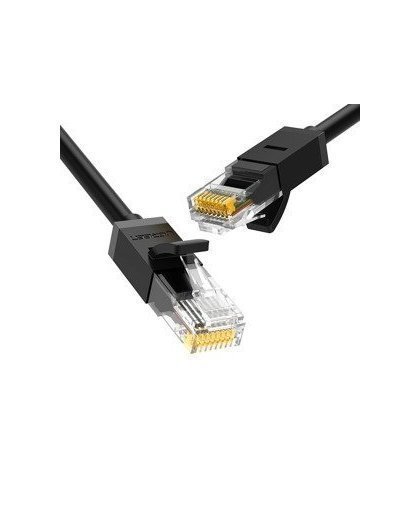UGREEN NW102 Ethernet RJ45 Rounded Network Cable, Cat.6, UTP, 15m (Black) – 2