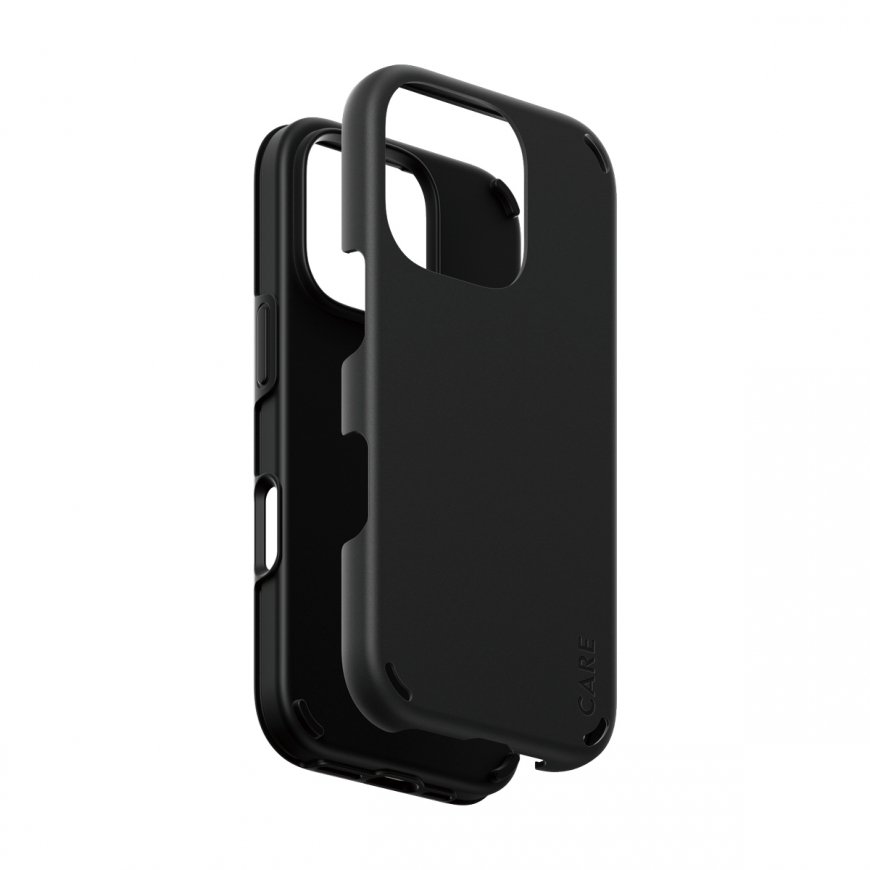 PanzerGlass CARE by ® Feature Case Double Defense Black iPhone 16 Pro mobiiltelefoni ümbris Kate Mus