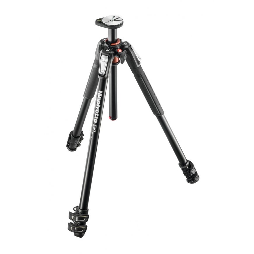 Manfrotto MT190XPRO3 trijkājis Digitālajām/filmu kamerām 3 kāja (-s) Melns