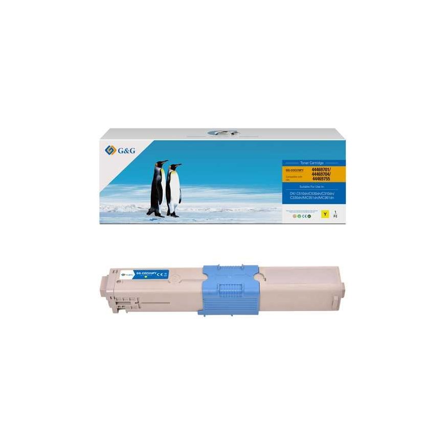 TONER Su G&G compatible toner with OKI 44469704, NT-CO310Y, yellow, 2000 m.