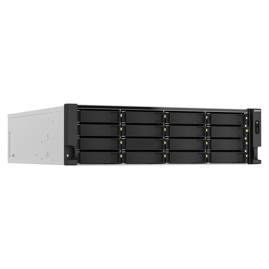 QNAP TS-h2287XU-RP NAS Rack (3U) Intel Xeon E E-2336 32 GB DDR4 0 TB QuTS hero Black, White – 2
