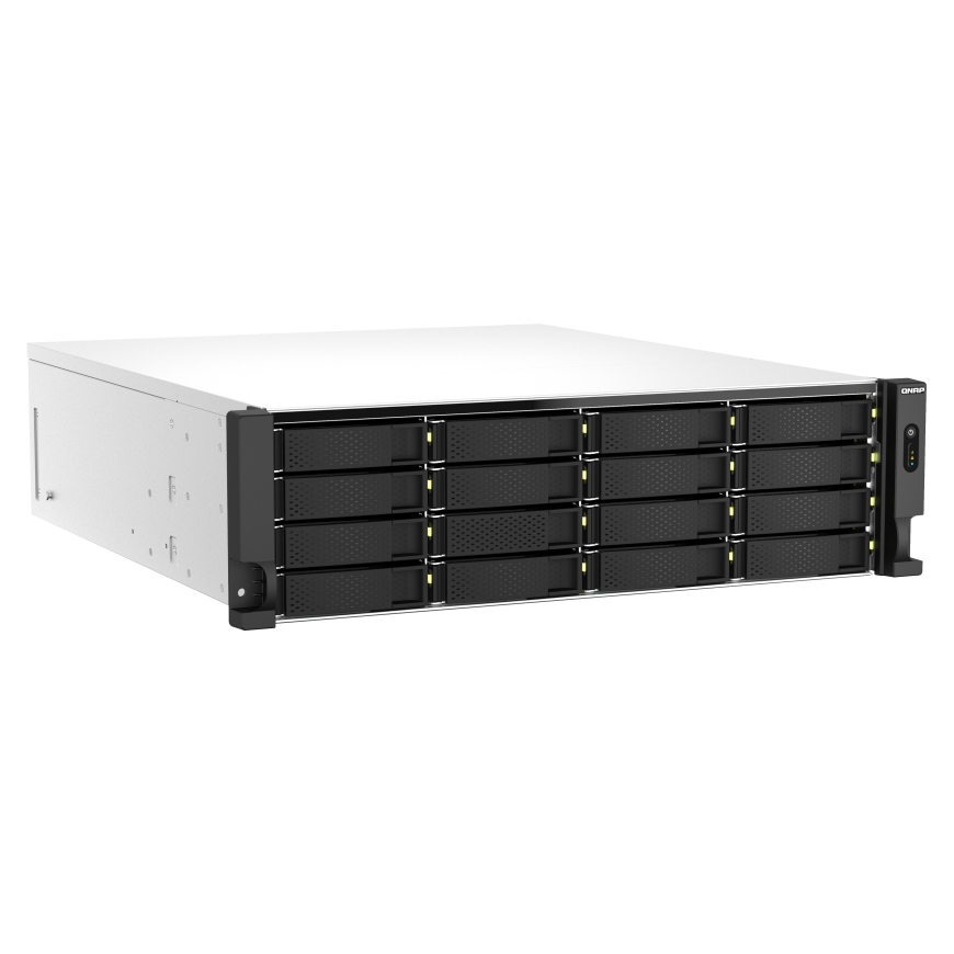QNAP TS-h2287XU-RP NAS Rack (3U) Intel Xeon E E-2336 32 GB DDR4 0 TB QuTS hero Black, White – 3