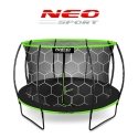 Profiled garden trampoline 12 feet / 374 cm with internal Neo-Sport net Profiled garden trampoline 12 feet / 374 cm with internal Neo-Sport net