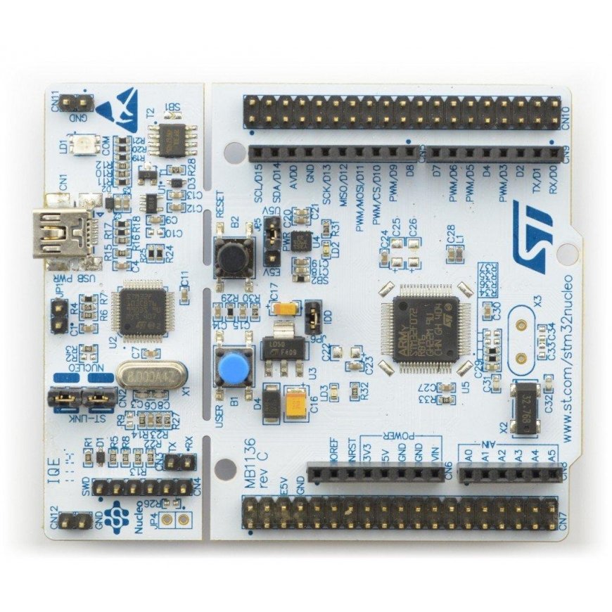 Stmicroelectronics STM32 NUCLEO-F072RB modulis - STM32F072RB ARM Cortex M0 – 3