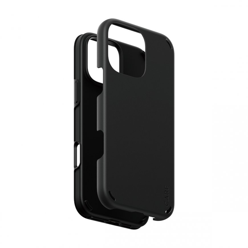 PanzerGlass CARE by ® Feature Case Double Defense Black iPhone 16 Pro Max mobilo telefonu apvalks Ap