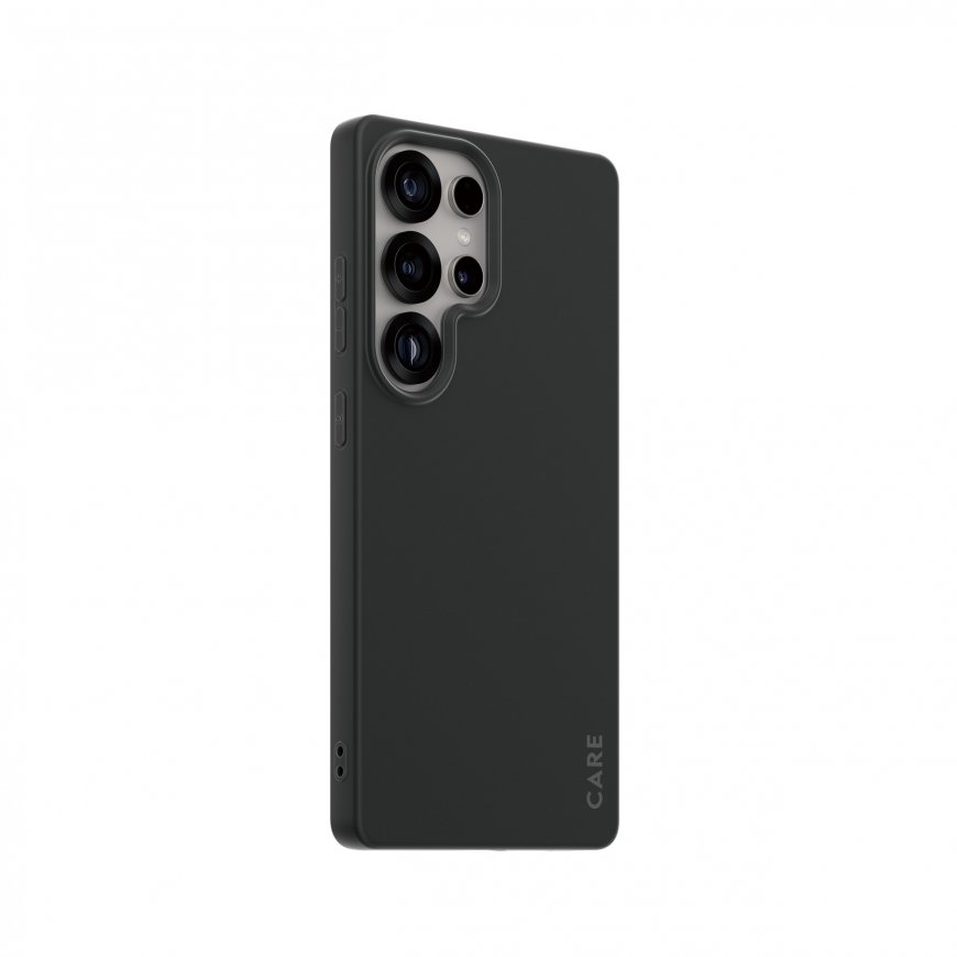 PanzerGlass CARE by ® Fashionable Case Black w. Qi Compatible Samsung Galaxy S25 Ultra mobiiltelefon
