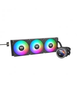 Thermaltake CL-W417-PL14SW-A arvuti jahutussüsteem Arvuti korpus, Protsessor Kõik-ühes vedelikujahuti 14 cm Must 1 tk