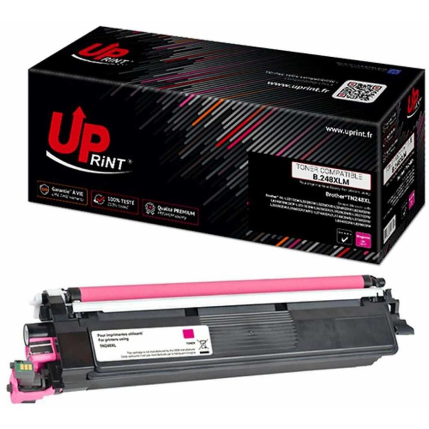Совместимый тонер UPrint TN248XLM, маджента, 2300 страниц – 2