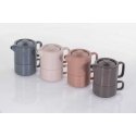 Secret De Gourmet Pink Teapot with NATURAL cup, 800 ml, light pink color Secret De Gourmet Pink Teapot with NATURAL cup, 800 ml, light pink color