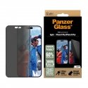 PanzerGlass ® Privacy Screen Protector iPhone 16 Plus | 15 Plus | Ultra-Wide Fit Selge ekraanikaitse