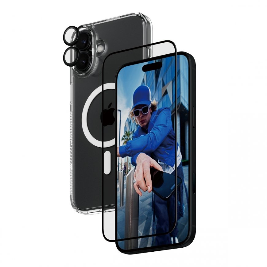 PanzerGlass ® 3-in-1 Protection Bundle iPhone 16 Plus Прозрачная защитная пленка Apple 1 шт
