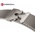 „Apple Watch“ -ranneke Forcell F-Design FA11 teräksinen solki 38/40/41 mm musta