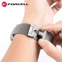 „Apple Watch“ -ranneke Forcell F-Design FA11 teräksinen solki 38/40/41 mm musta