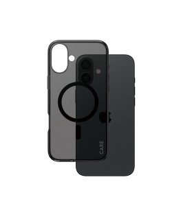 PanzerGlass CARE by ® Flagship Case Smokey Urban Combat w. Black MagSafe iPhone 16 Plus mobile phone case