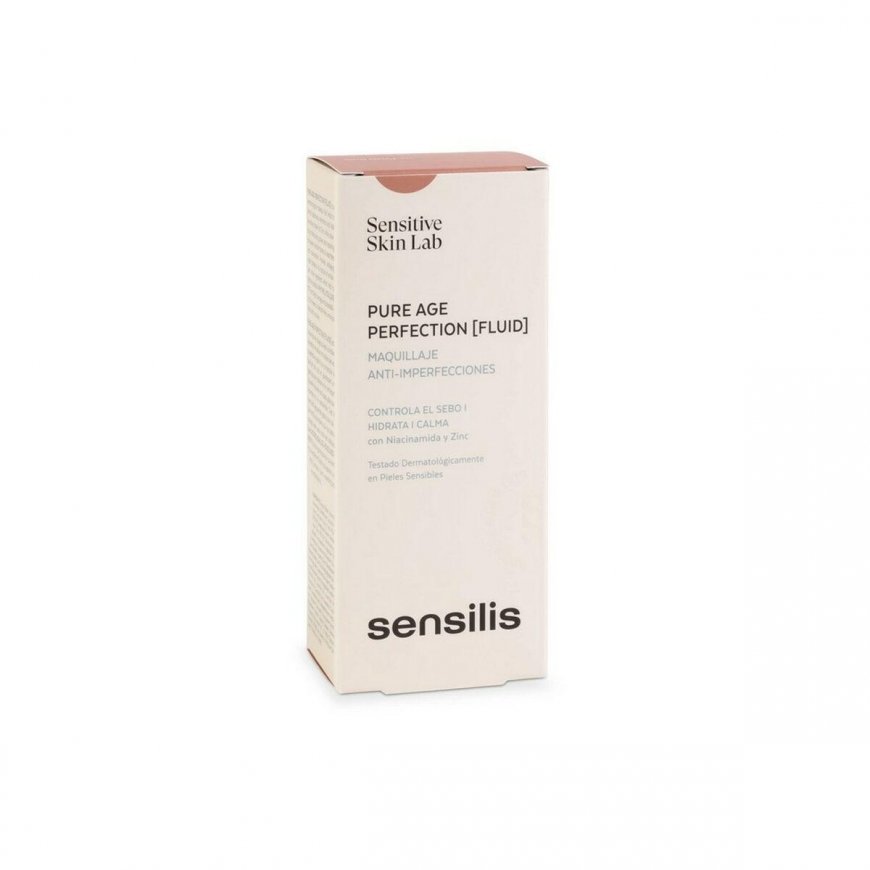 Kremas-meikkipohja Sensilis Pure Age Perfection 05-pêche Aknehoito (30 ml) – 2