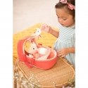 Lilliputiens Lena Dzidziuś gondolē ar segu un piena pudeli Lilliputiens Lena Dzidziuś gondolē ar segu un piena pudeli