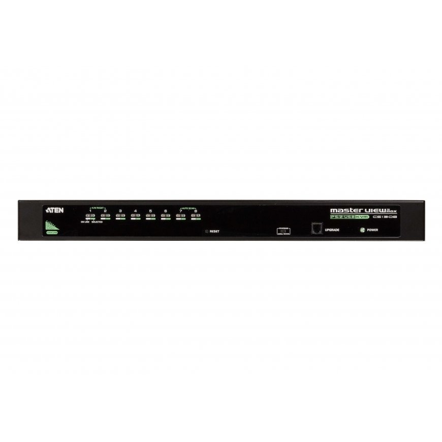 ATEN CS1308 KVM-kytkin Telineasennus musta – 2